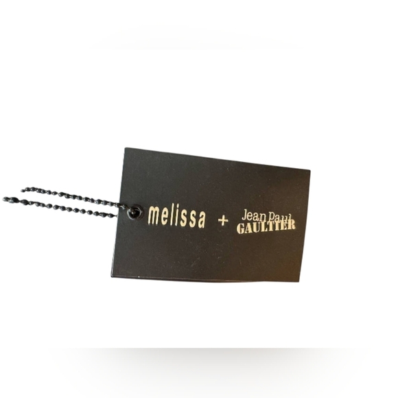 Melissa + Jean Paul Gaultter NWT Heel Cut Out Black Ankle boot Size 7 - Picture 6 of 7